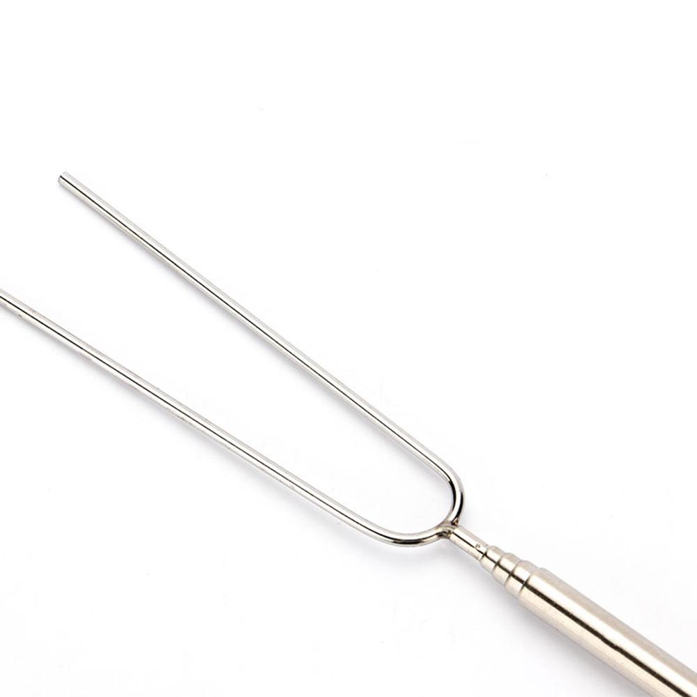 8 cái xiên nướng thị bằng thép không gỉ có tay cầm bằng gỗ cách nhiệt