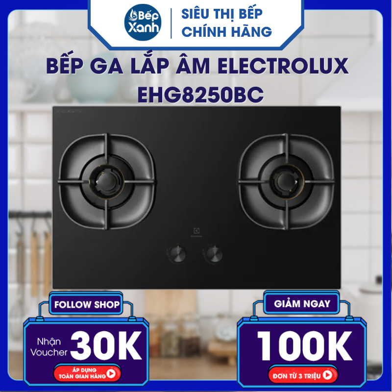 Bếp Ga Lắp Âm Electrolux EHG8250BC - Hàng Chính Hãng