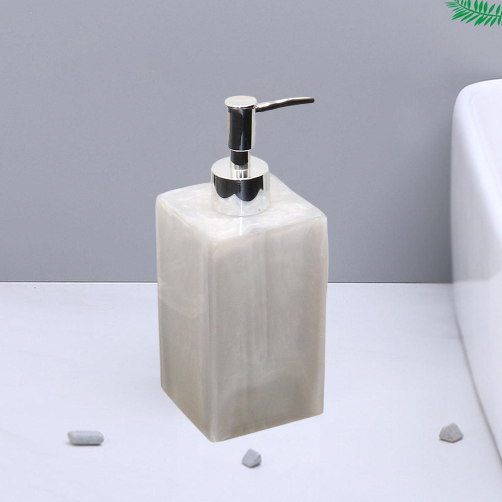2x Pump Bottle Dispenser Liquid Shampoo Dispenser for Home Kitchen