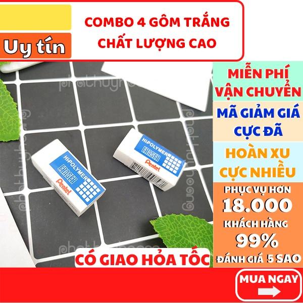 Combo 4 cục gôm loại nhỏ cao cấp ZEH-03N