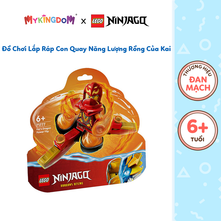 Đồ Chơi Lắp Ráp Con Quay Năng Lượng Rồng Của Kai Lego Ninjago 71777