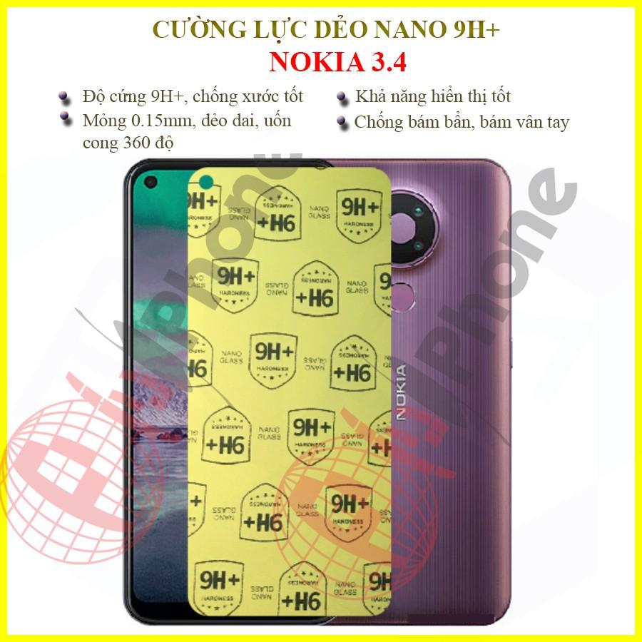 Dán cường lực dẻo nano dành cho  Nokia 3.4