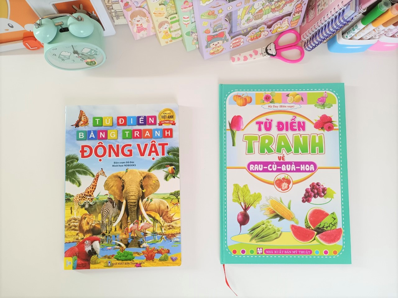 Sách - Combo 2 cuốn Từ Điển Tranh Song ngữ Anh Việt - ndbooks