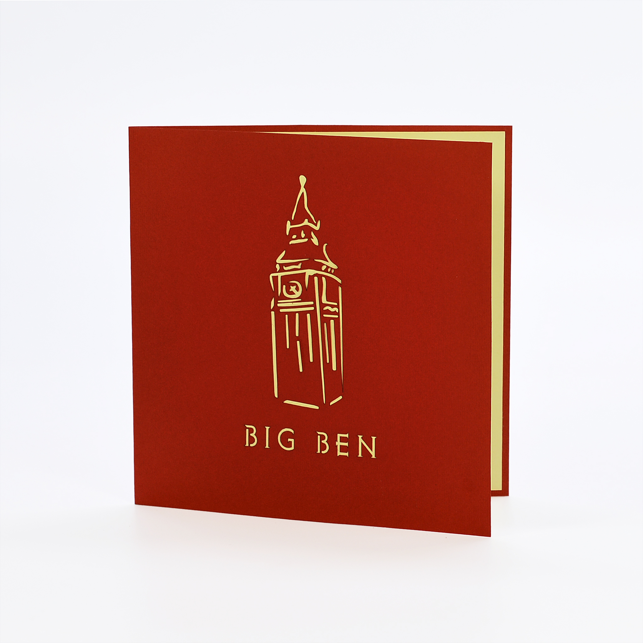 Thiệp nổi 3D handmade
Big Ben Clock Tower, Đồng hồ Big Ben size 15x15 cm FB002