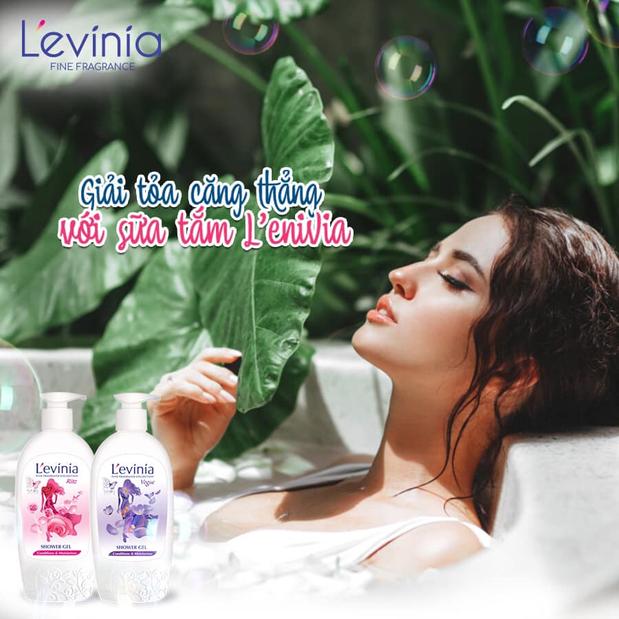 Combo Sữa Tắm L'evinia NANO Chống Nắng 500g &amp; Sữa Dưỡng Thể Trắng Mịn, Trẻ Hóa Da Collagen 250g - TẶNG 1 Kem Tẩy Lông CARISA nhập khẩu từ Tây Ban Nha