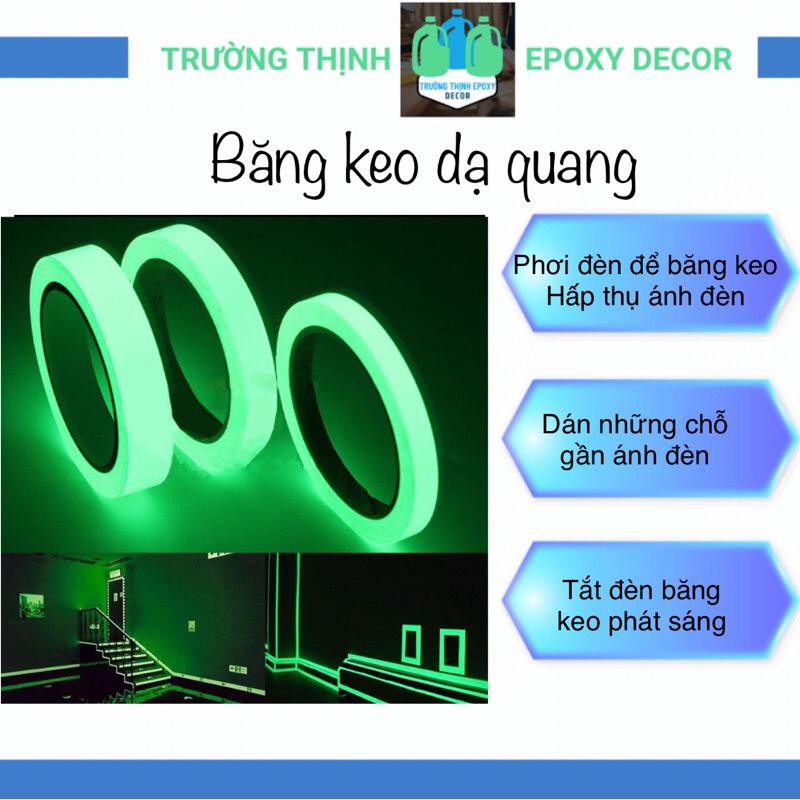 Băng Keo Dạ Quang Bảng 1 Cm Cuộn 3m - Trường Thịnh Sài Go·