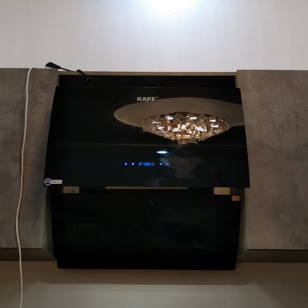 Máy Hút Mùi Kính Vát Cong KAFF KF-LUX-AT70H-BK - Hàng Chính Hãng