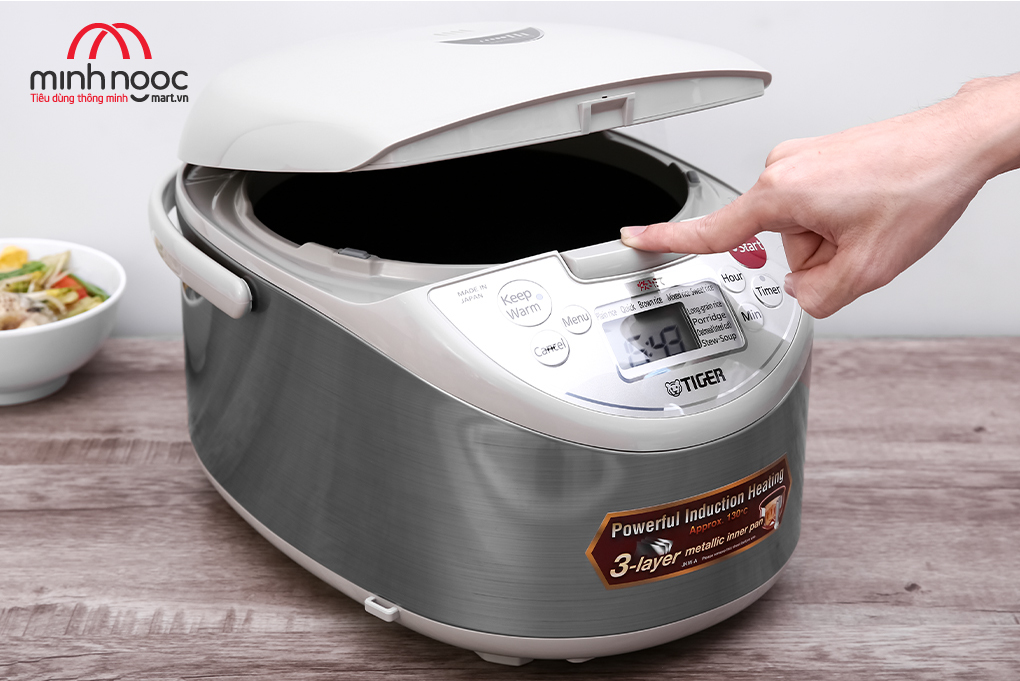 HÀNG CHÍNH HÃNG: Nồi cơm điện Tiger dung tích 1.8l JKW - A18W MADE IN JAPAN