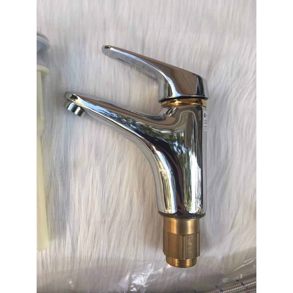 Vòi chậu lavabo, vòi chậu rửa mặt 1 lỗ Rangos RG-01V1