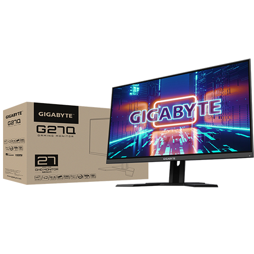 Màn hình LCD Gigabyte G27Q (27 inch IPS/ 2560 x 1440/ 350 cd/m2/ 1ms/ 144Hz) - Hàng Chính Hãng