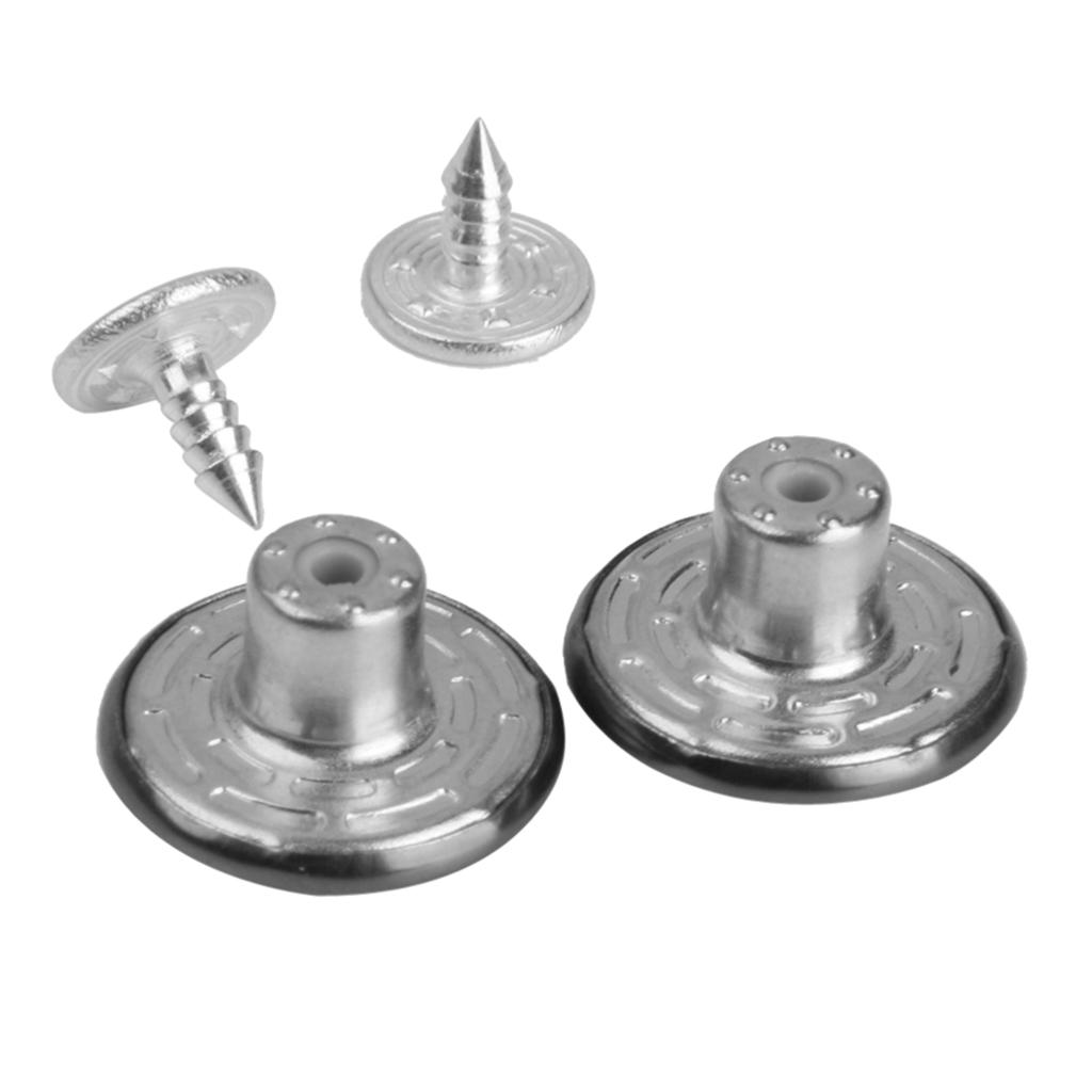 50 Bộ Vòng Kim Loại Vít Đinh Nhọn Thay Thế Đầm Jean