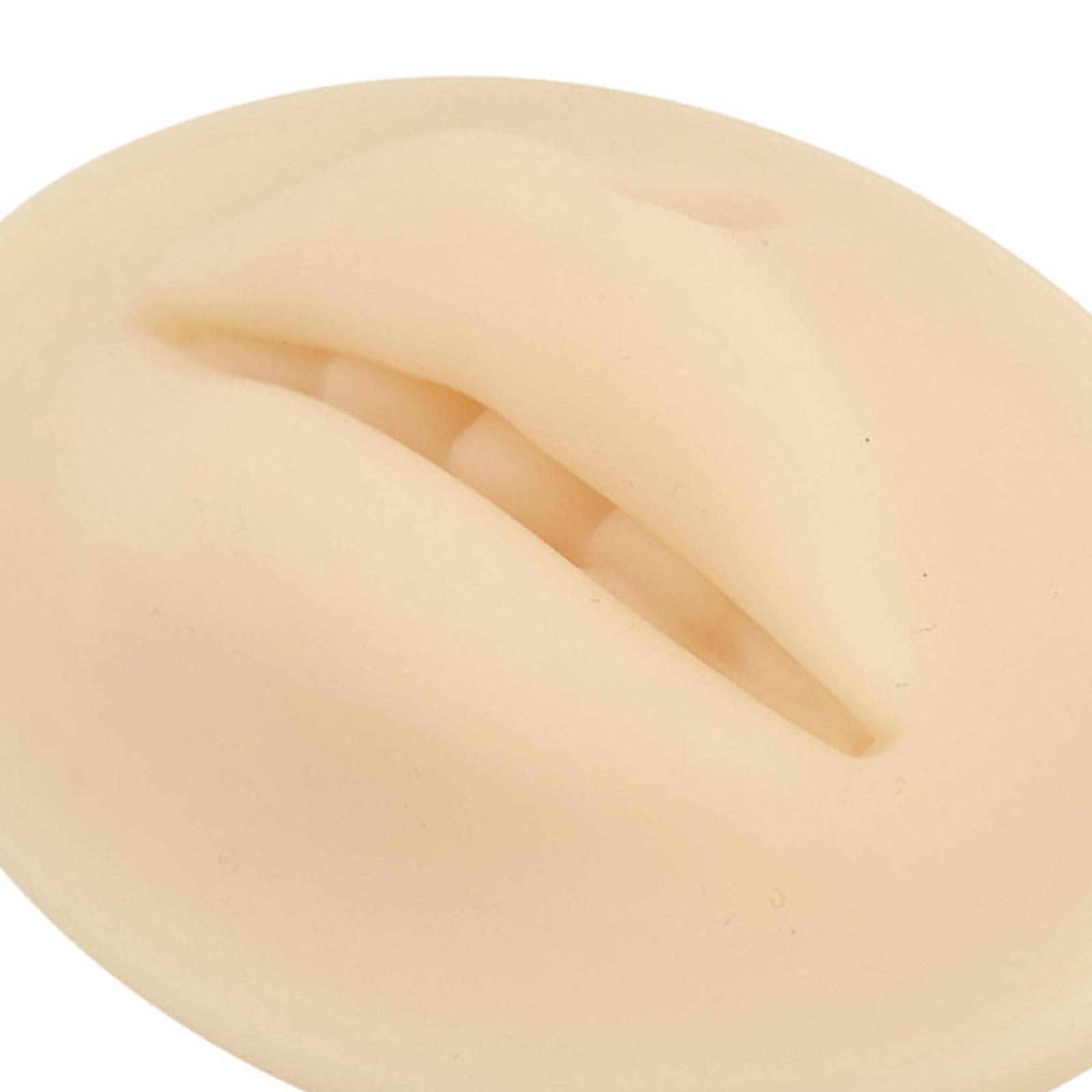3D Practice Silicone Fake Lip Model Mouth Lip Model for  Artists