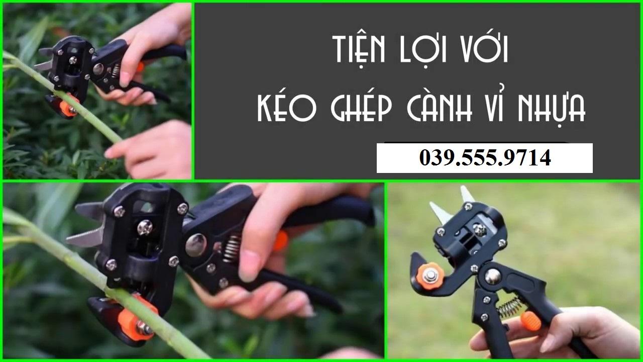 Bộ Kéo Ghép Cành Túi Dù Đa Năng Tiện Lợi Đài Loan 2 IN 1