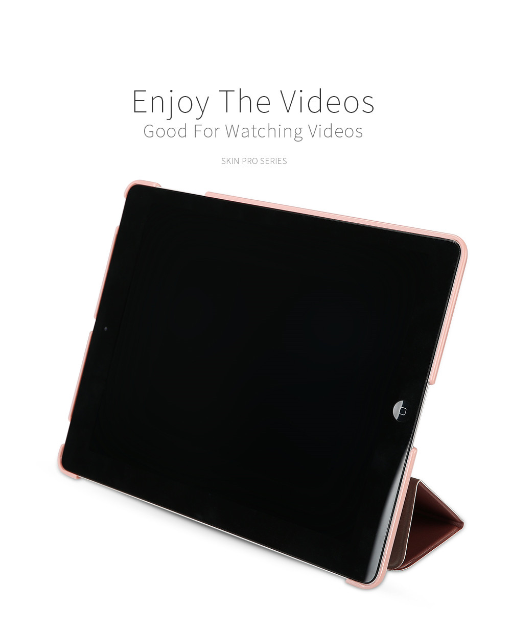 Bao da chính hãng Dux Ducis Skin Pro Series cho iPad 4/ iPad 3/ iPad 2 - Vàng hồng