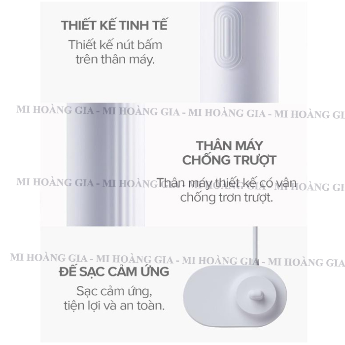 Bàn chải điện Xiaomi Shell DR-BEI Sonic BET-C01- Hàng Nhập Khẩu
