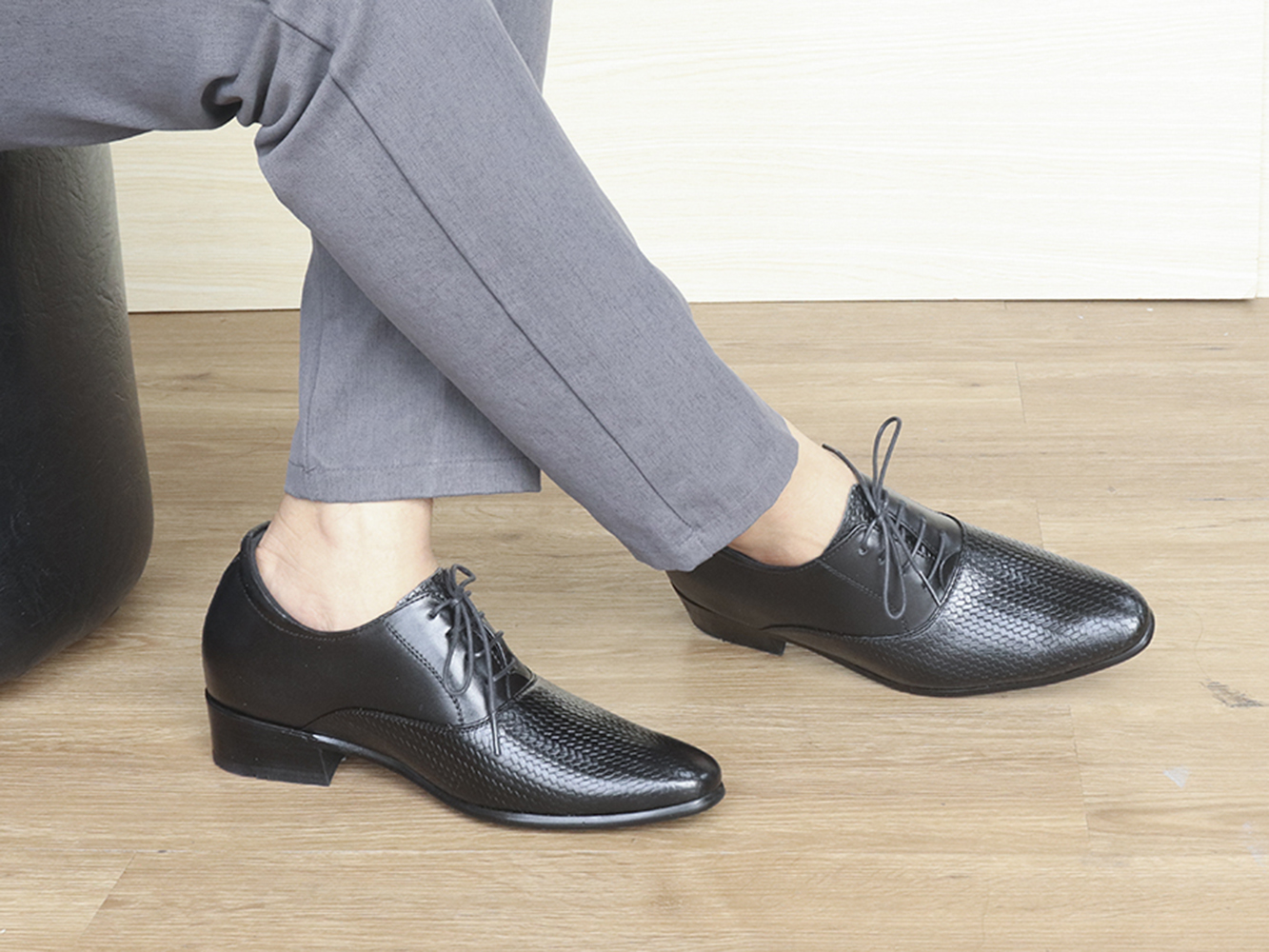 GIÀY TĂNG CHIỀU CAO GIÀY CAO DÀNH CHO NAM GIỚI T&TRA S1062 CỘT DÂY - CAO 8CM GIÀY ĐỘN NAM CAO VƯỢT TRỘI