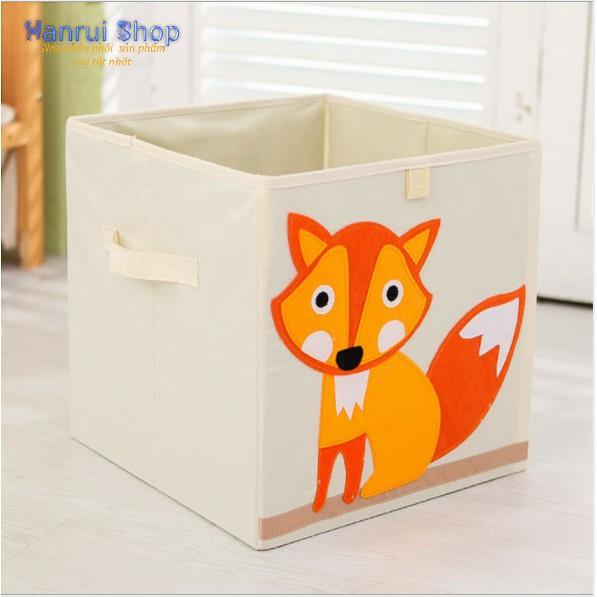 Hộp đựng đồ chơi cho bé hoạ tiết hoạt hình ngộ nghĩnh, chống nước (bộ 4 cái) - ShopToro - AsiaMart