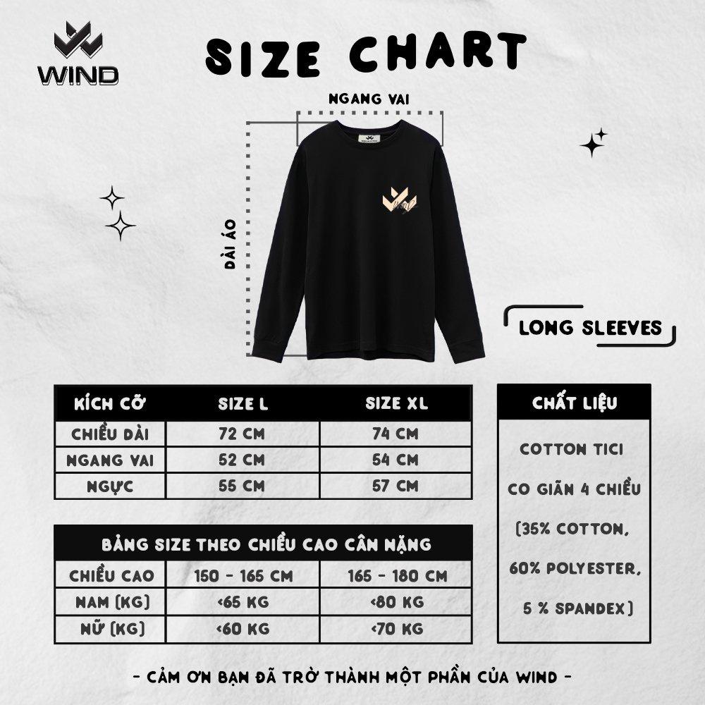 Áo thun tay dài WIND phông unisex form rộng SPACE NASA nam nữ sweater oversize ulzzang