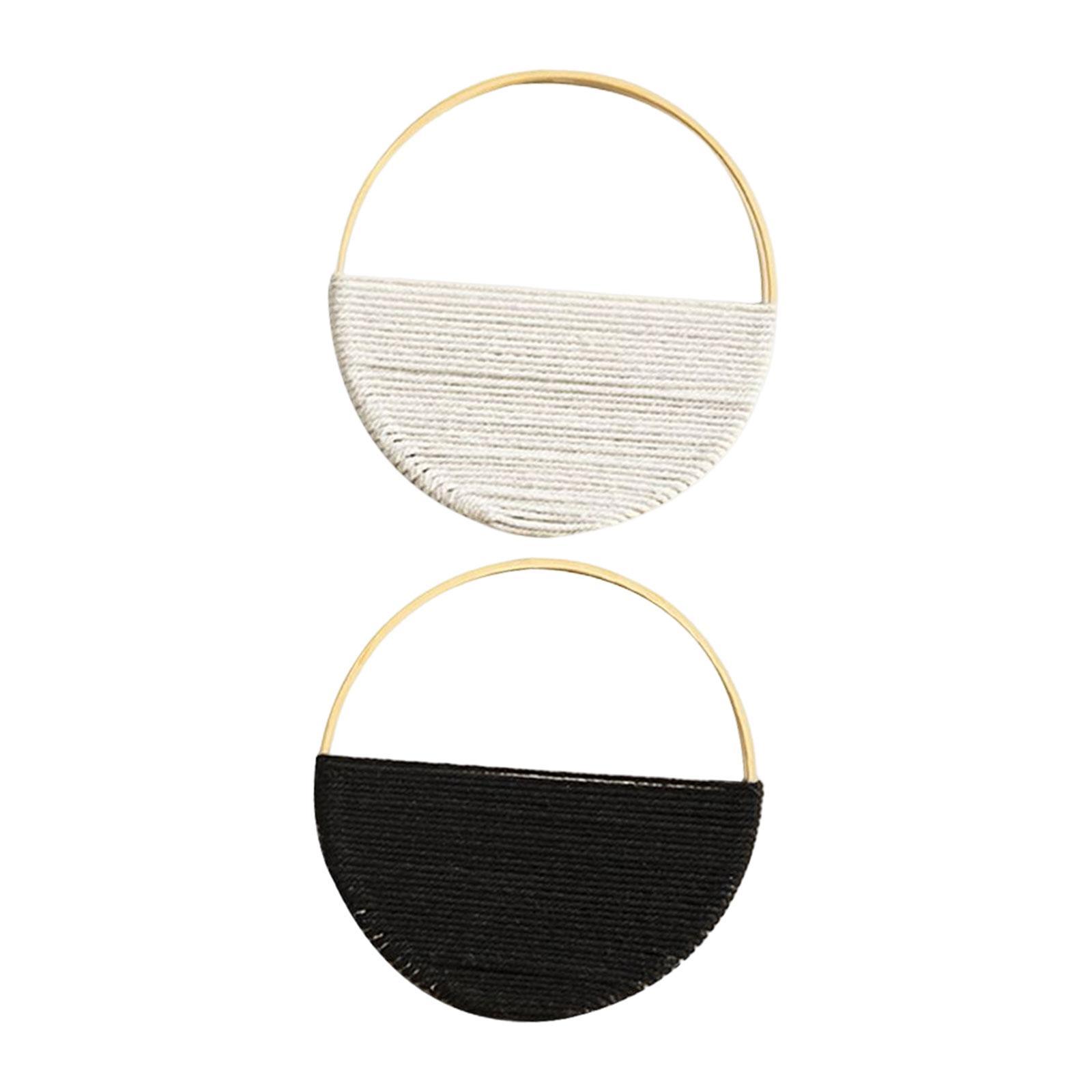 Bohemian Wall Decoration Pendant Double Circle for Apartment Home Decor