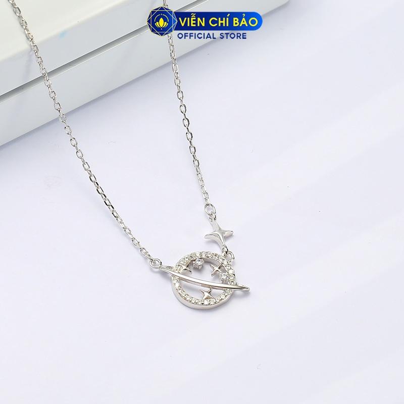 Dây chuyền bạc nữ Globe chất liệu bạc 925 thời trang phụ kiện trang sức nữ Viễn Chí Bảo D400465