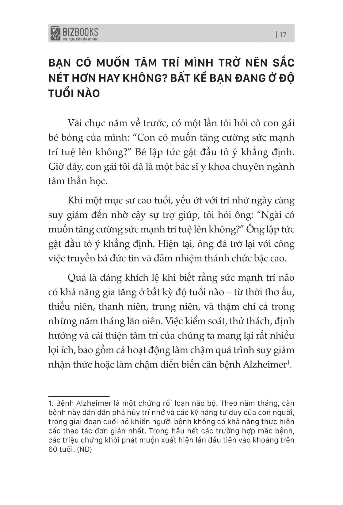 Trí Nhớ Minh Mẫn, Tư Duy Sắc Sảo - Các Chiến Lược Chống Lão Hóa Cho Bộ Não Của Bạn