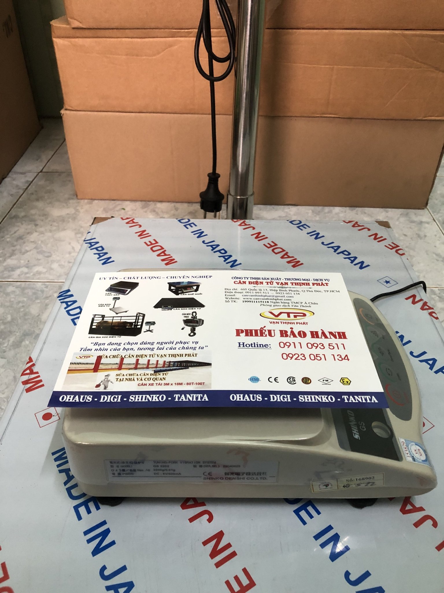 Cân Điện Tử GS SHIKO 2200 g 0.01 g