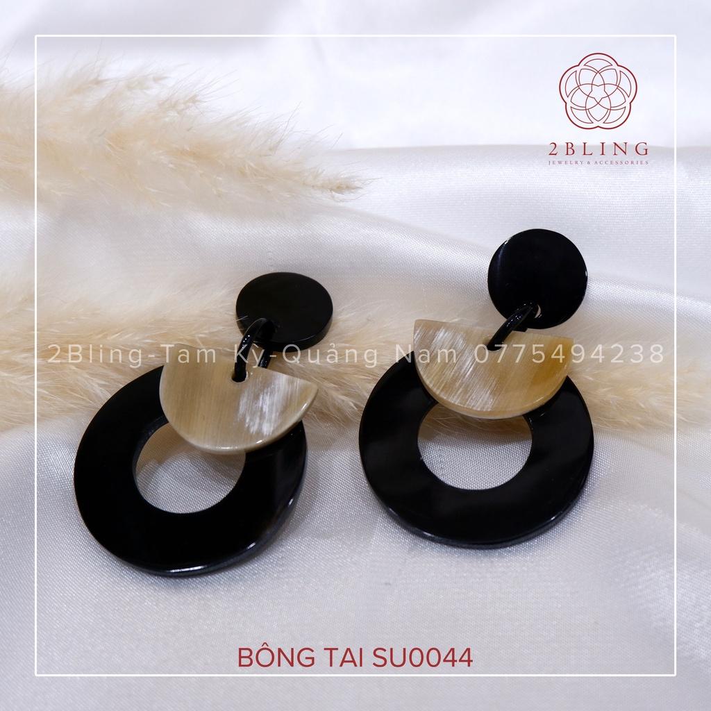Bông tai sừng 2BLING thời trang SU0044