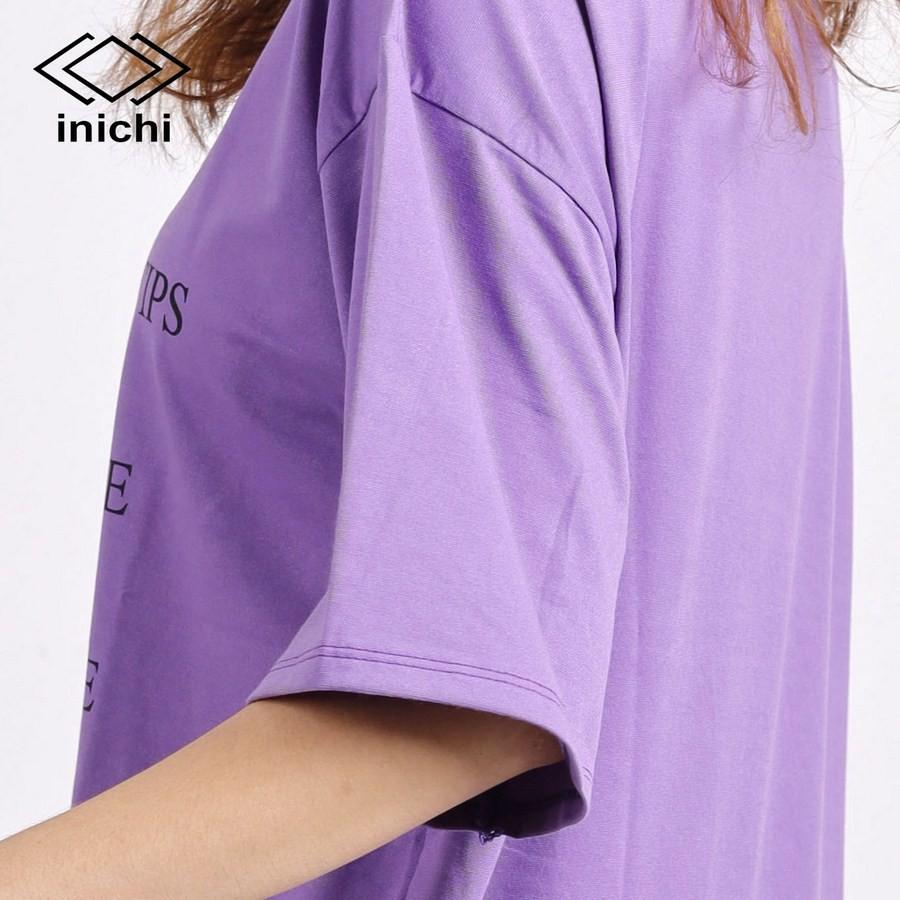 Áo thun tay lỡ form rộng INICHI phong cách Unisex cho cả nam nữ, hình in chữ BIG SHOT - IC630
