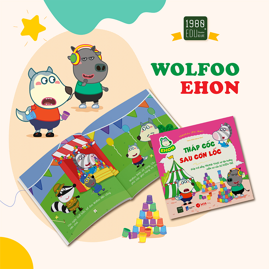 Wolfoo Ehon - Tháp Cốc Sau Cơn Lốc