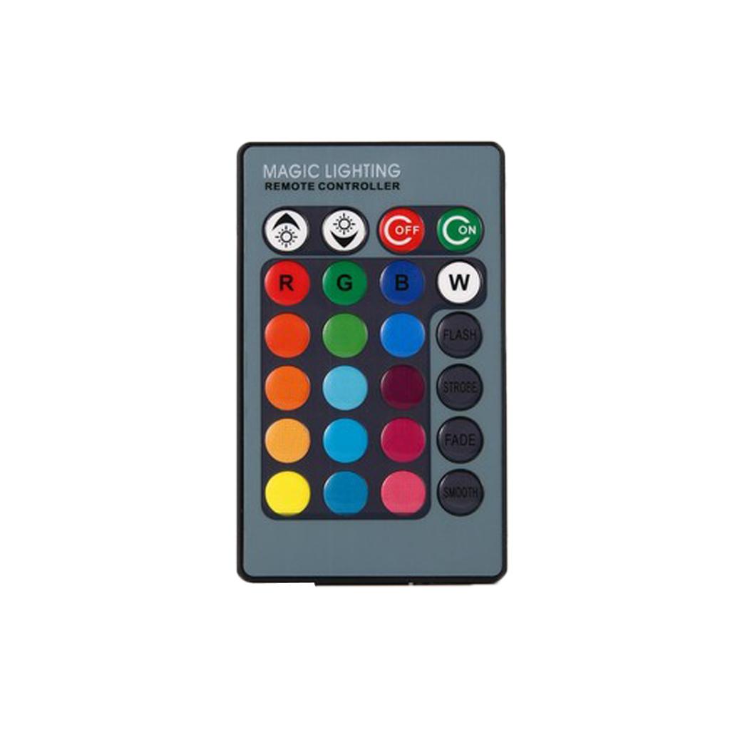 5W E27 Colors Changing RGB LED Light Bulb with IR Remote Control Home Party Decor #1