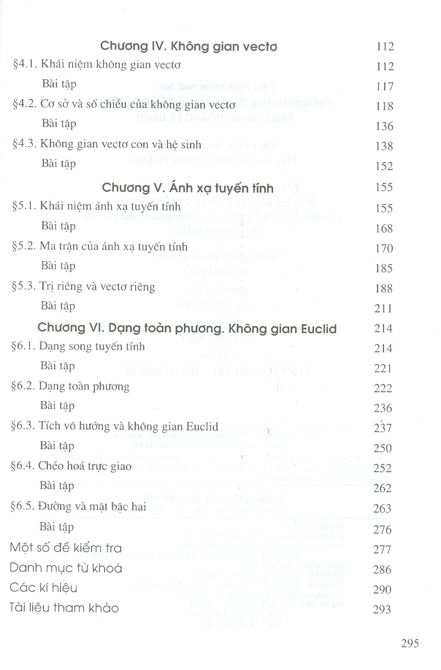 Toán Học Cao Cấp, Tập 1 - Đại Số Và Hình Học Giải Tích (Tái bản lần thứ ba - năm 2023)