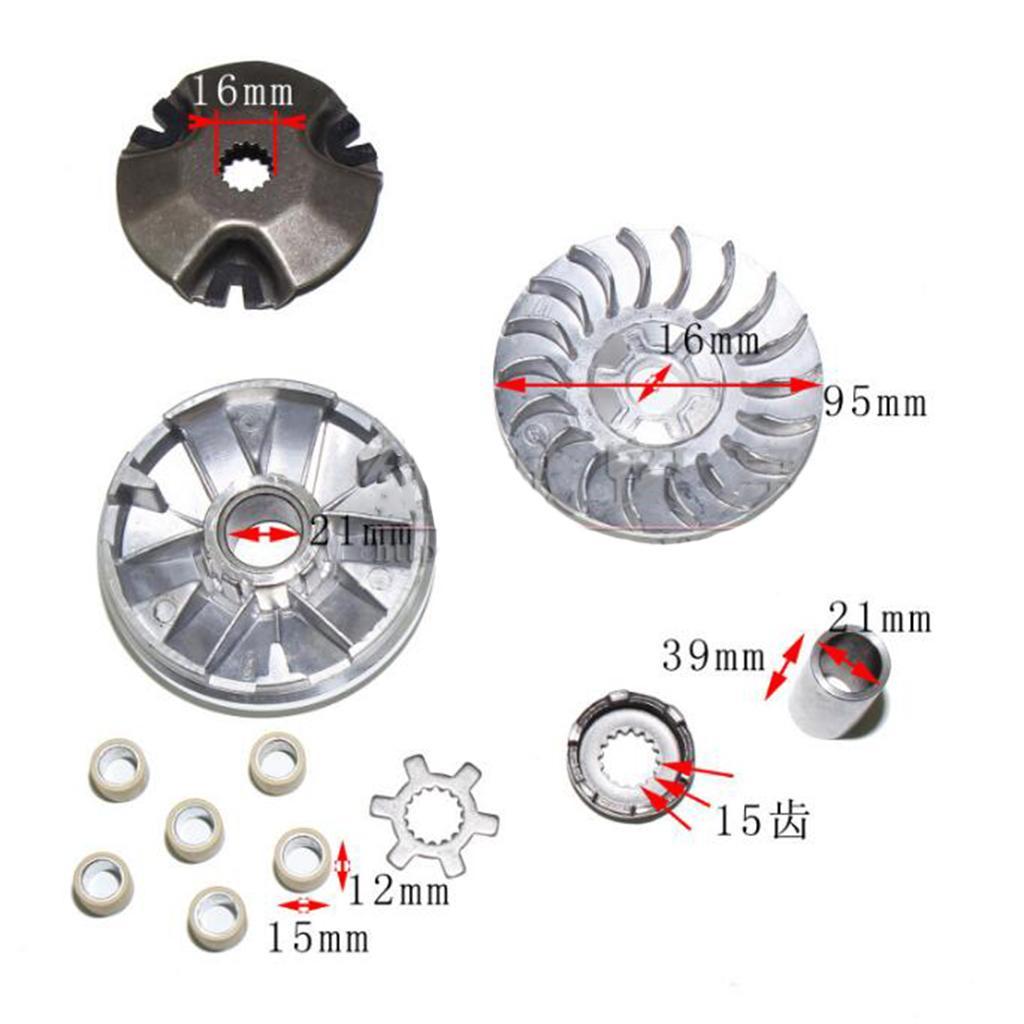 Scooter Moped ATV Fan Clutch Variator Engine Parts for  JOG 90