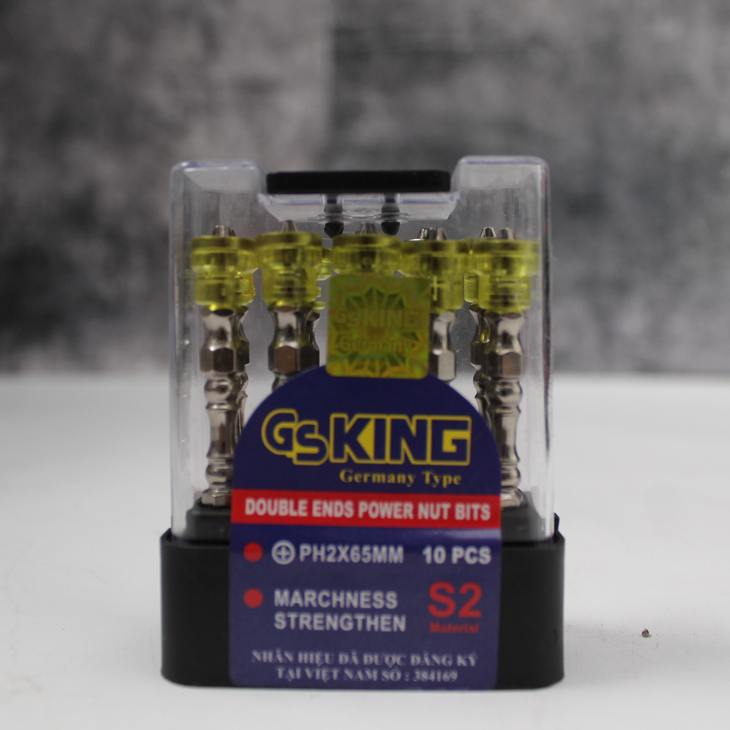 Mũi bắn vít có hít GS KING trắng 6x65mm