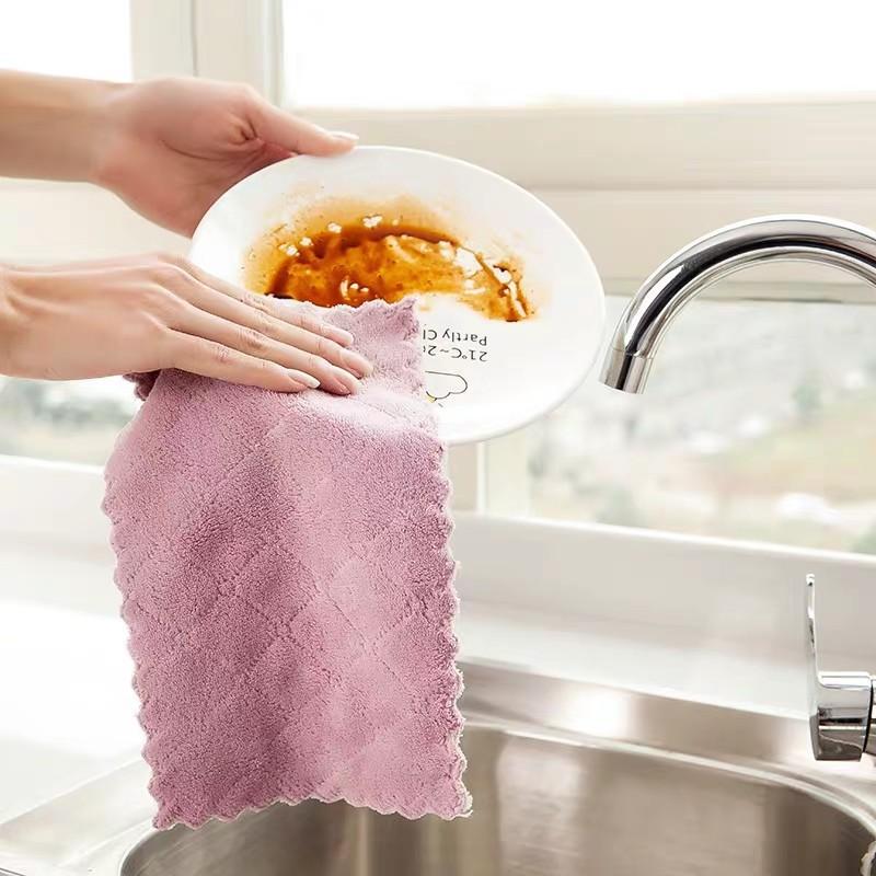 Combo 40 Khăn lau đa năng 2 mặt siêu thấm