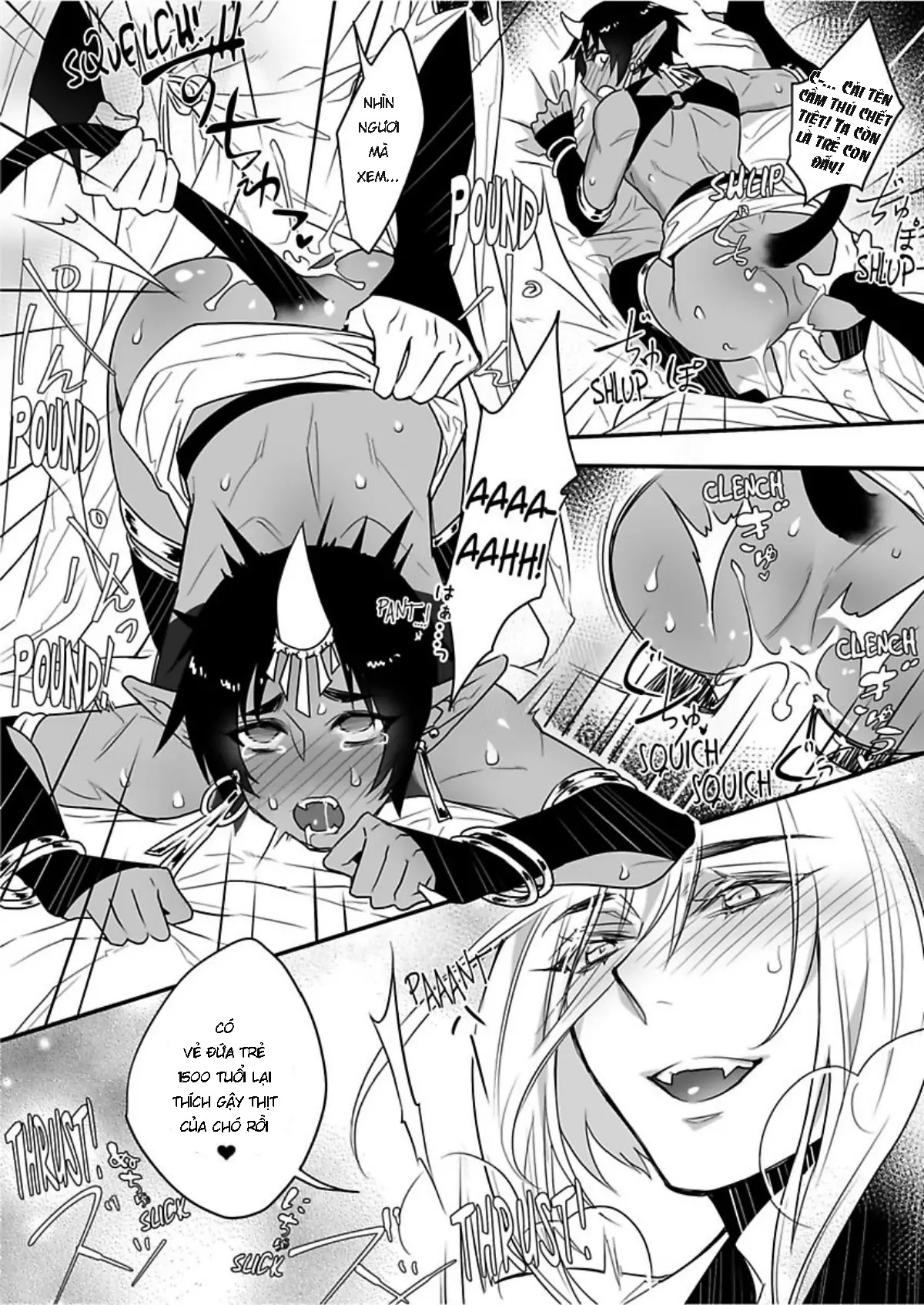 yêu quái nghịch ngợm phải phạt kiểu doggy chapter 0 21