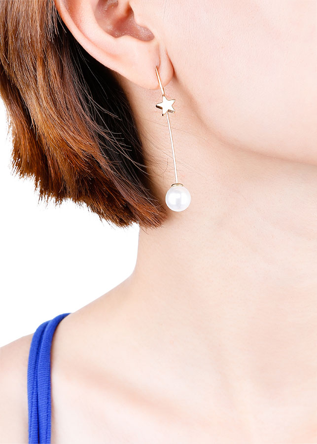 Bông Tai Star Drop Pearl Tatiana BB2436