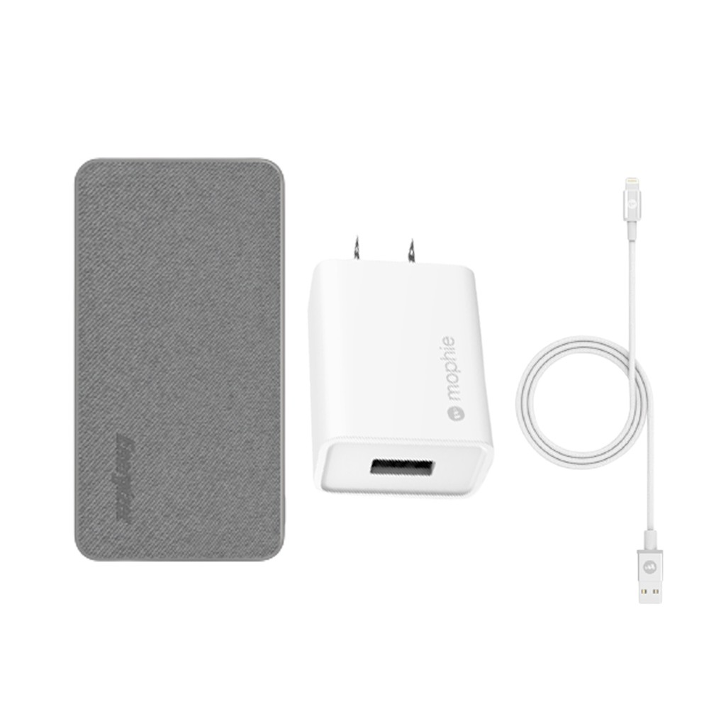 Combo Pin Energizer 10,000mAh UE10043 + Sạc nhanh Mophie 10W kèm Cáp A to Lightning 1M - HÀNG CHÍNH HÃNG