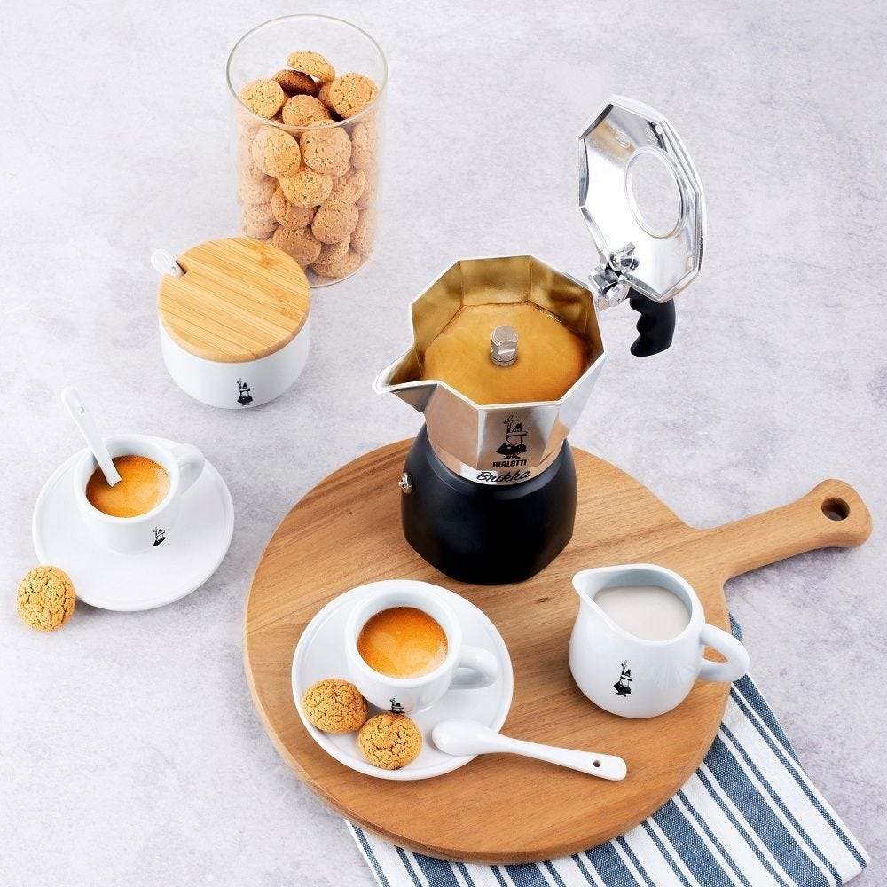 Ấm pha cà phê BIALETTI BRIKKA nhiều kích cỡ - Hàng chính hãng
