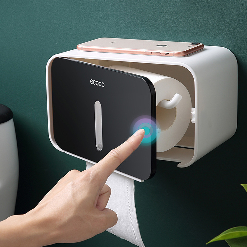 Hộp Đựng Giấy Nhà Vệ Sinh E1903 Chống Thấm Nước - Chất Liệu Nhựa ABS Cao Cấp An Toàn