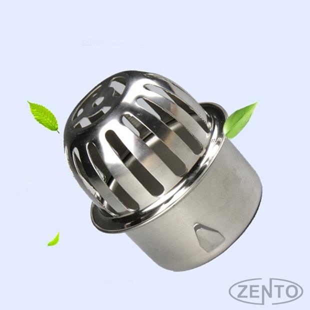 Cầu chắn rác inox, phễu thoát sàn nan to loại dày siêu bền ống 60 - 110mm