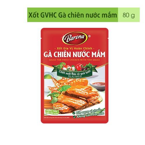 Xốt Gia Vị Hoàn Chỉnh BARONA Gà Chiên Nước Mắm 80g