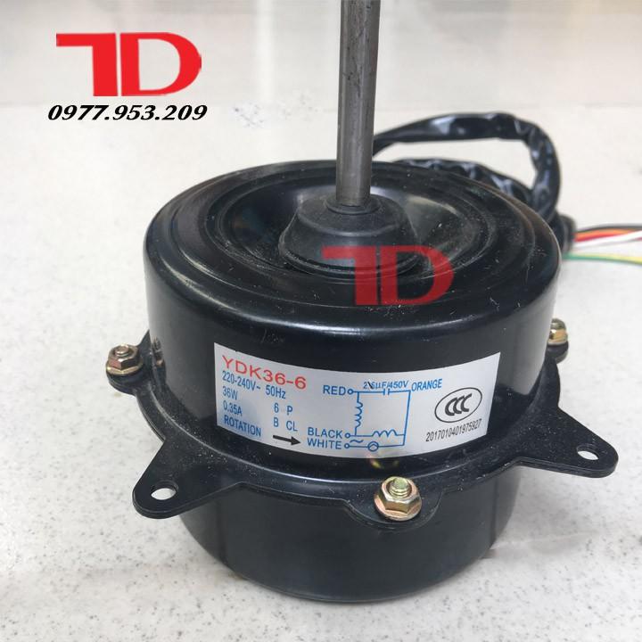Mô tơ quạt dàn nóng 1HP đến 1.5HP 36W 5 dây ngược chiều