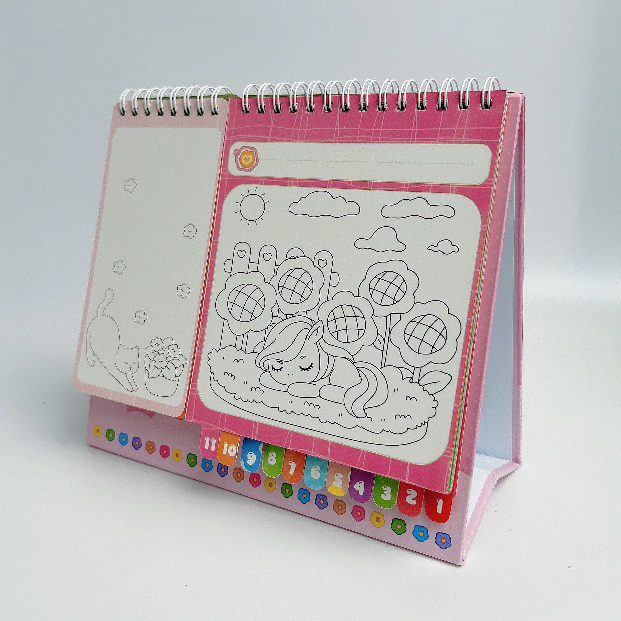 Lịch Để Bàn 2026 Tô Màu - The Garden Of Time - Tặng Sticker Trang Trí - ABBOOKS