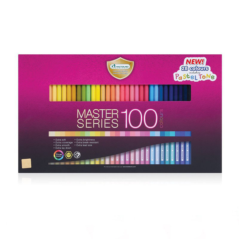 Bộ bút chì màu cao cấp Master Art Series 100 màu (Thái Lan)