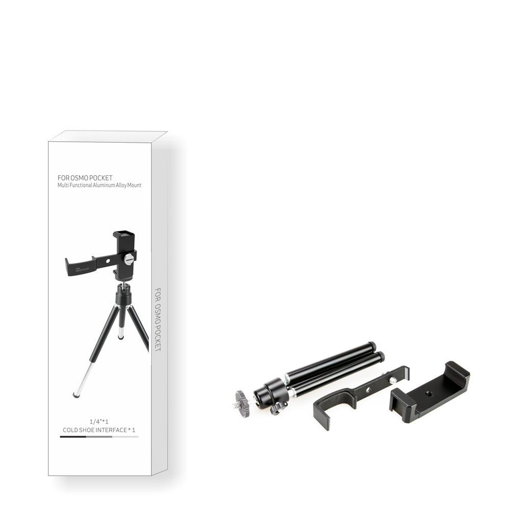 Tripod Mount Bracket Phone Holder Clip For DJI  Pocket Gimbal Cameras