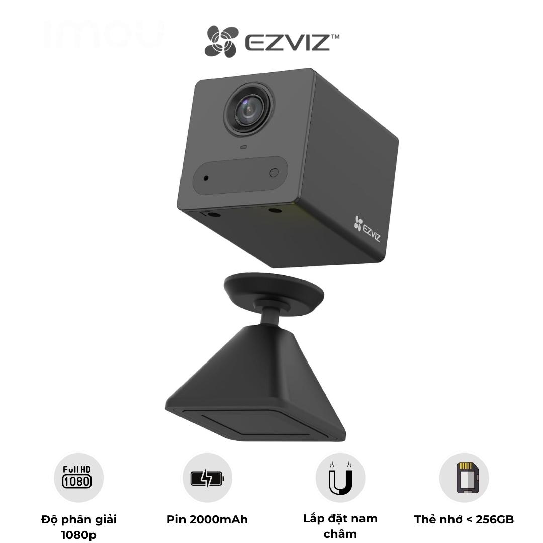 Camera 2MP Ezviz CB2 Màu Đen, Đàm Thoại 2 Chiều, Phát Hiện Chuyển Động-hàng chính hãng