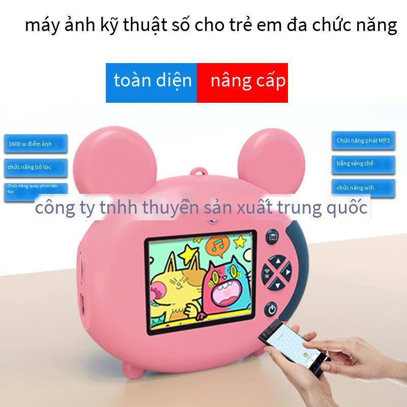 Giá thấp nhất tư nhân mô hình trẻ em phim hoạt hình dễ thương máy ảnh kỹ thuật số máy ảnh mini với câu chuyện WIFI máy dỗ giấc ngủ