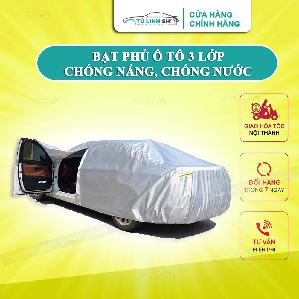 Bạt phủ toàn xe 3 lớp chống xước, chống nắng, chống cháy cho ô tô