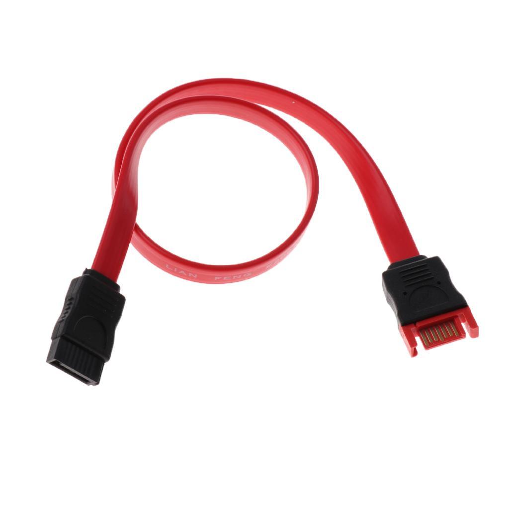 7 Pin Data Male to Female  HDD Cable Adapter Extension Cable