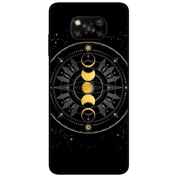 Ốp lưng dành cho Xiaomi Poco X3 mẫu Trăng Vàng Đen
